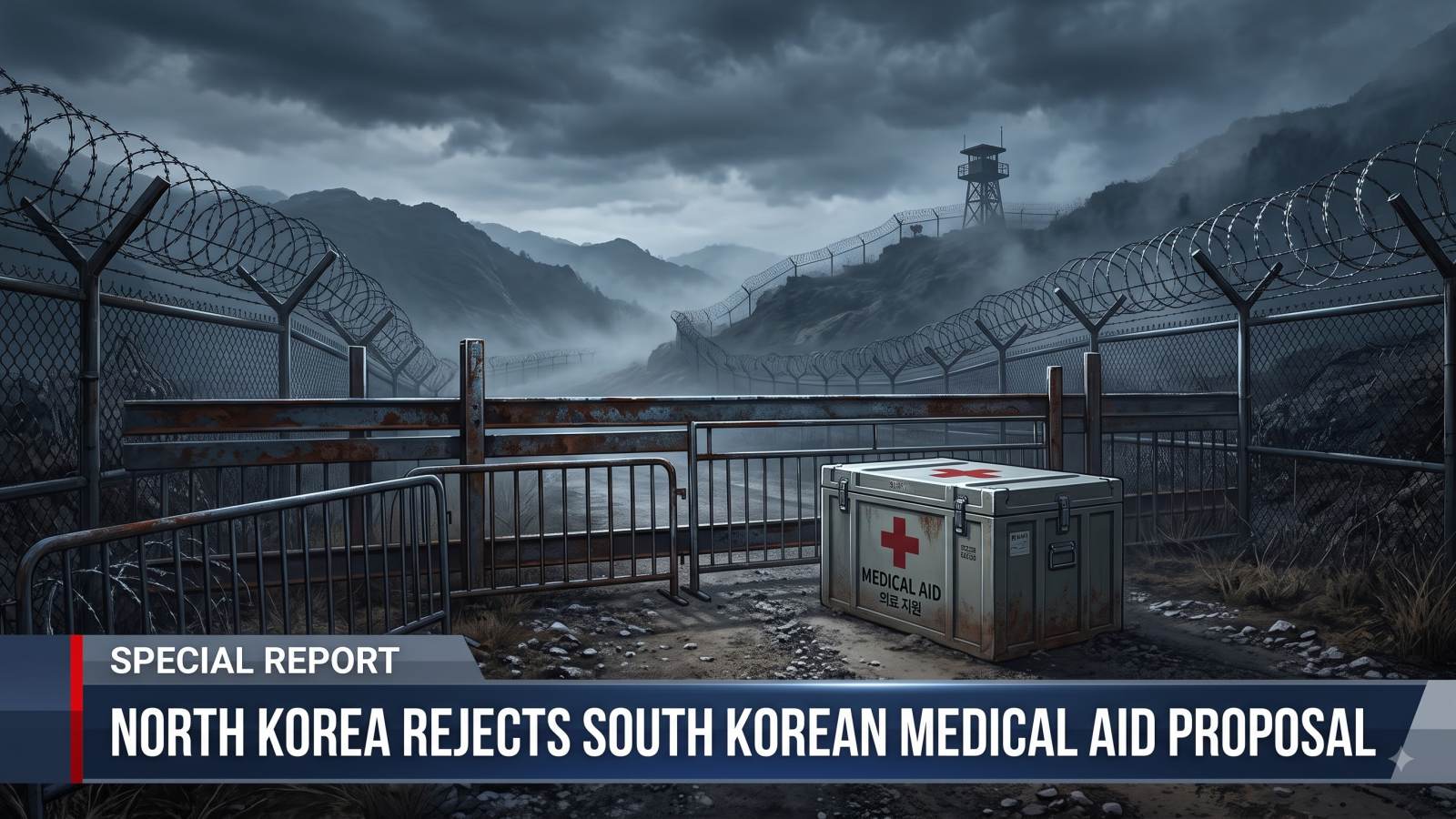 north korea rejects medical aid