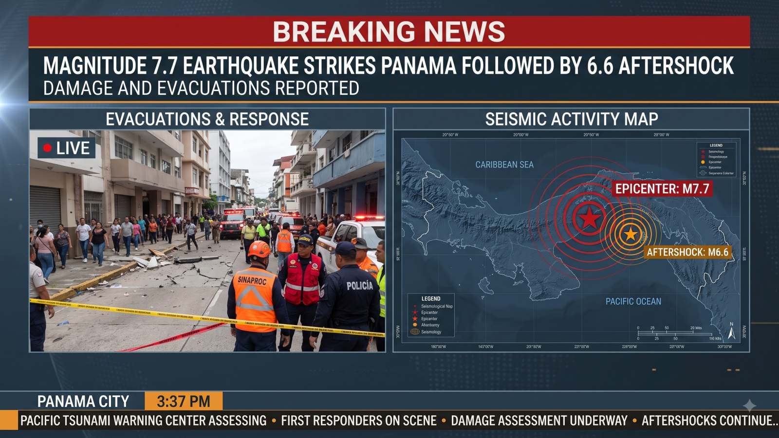 earthquake strikes panama