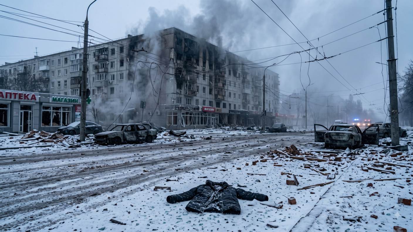Russian barrage kills civilians and deepens Ukraine